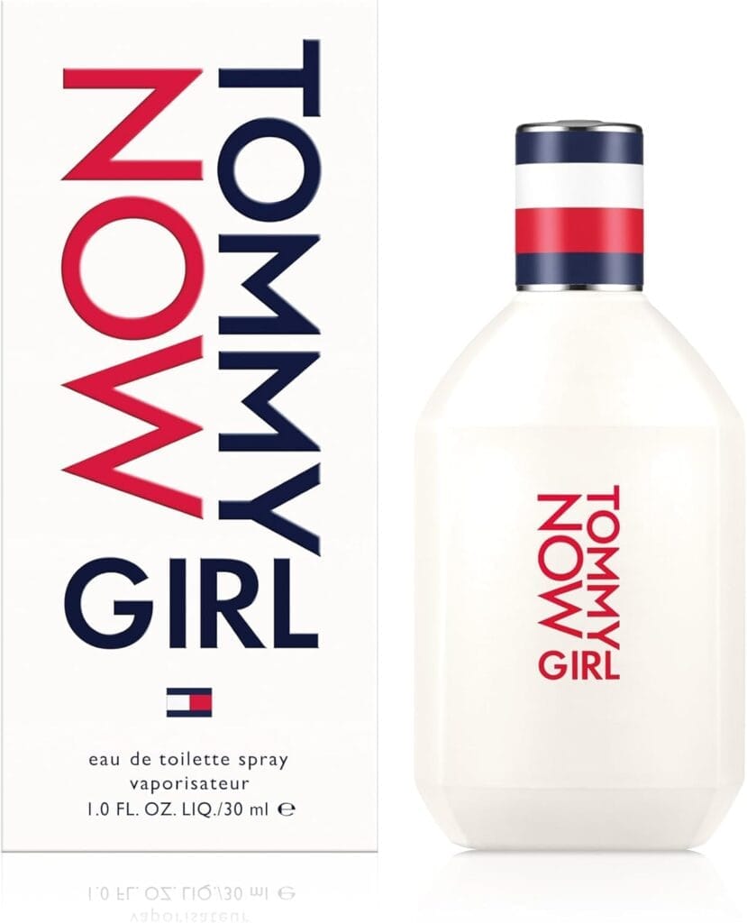 Tommy Hilfiger – TOMMY NOW GIRL Eau de Toilette – 30 ml – Parfum Femme – Senteur Fruité Floral – Notes Fraîches et Fougueuses d’Agrumes – Flacon en Verre Blanc