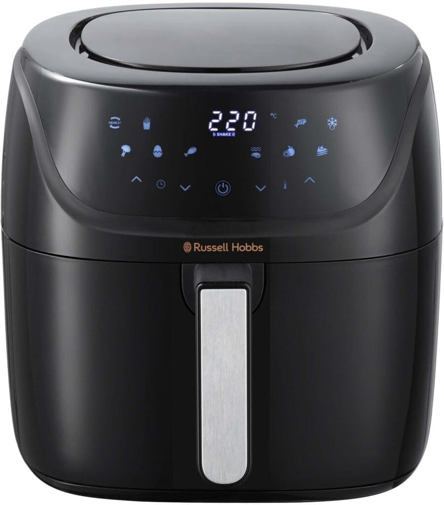 Russell Hobbs Air fryer de 4L [Multicuiseur: 7 fonctions|10 programmes] Friteuse sans huile (cuit, grille, rôtit & plus; convient au lave-vaisselle,...