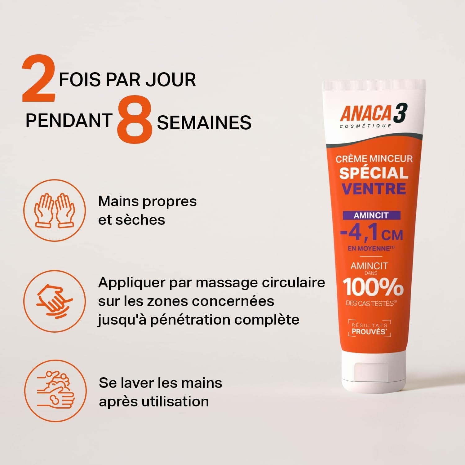 Crème amincissante pour le corps - Soins cosmétiques pour raffermir la peau