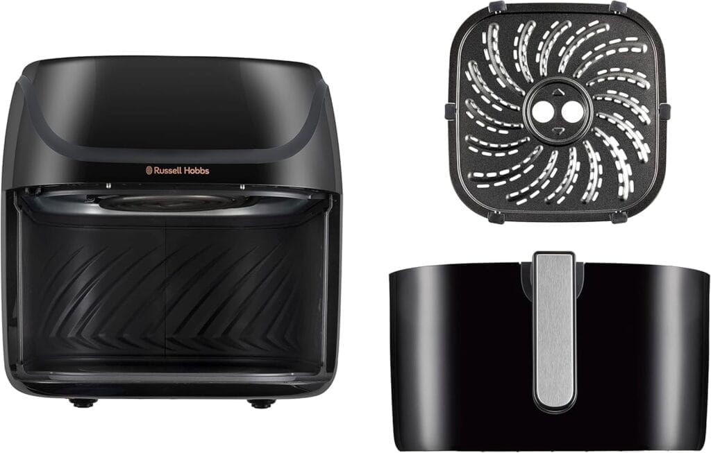 Russell Hobbs Air fryer de 4L [Multicuiseur: 7 fonctions|10 programmes] Friteuse sans huile (cuit, grille, rôtit & plus; convient au lave-vaisselle,...
