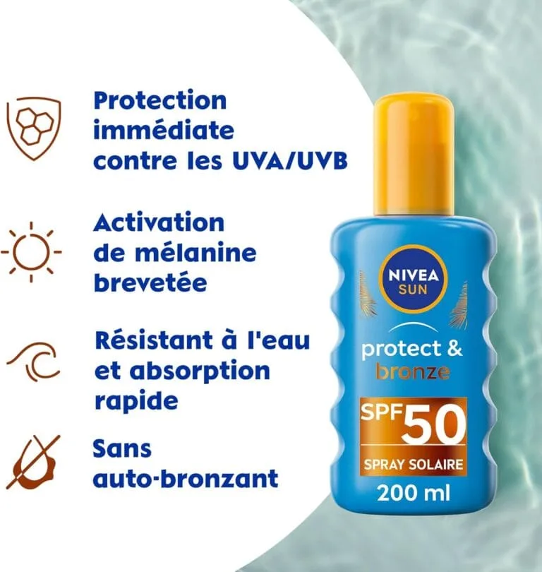 NIVEA SUN Spray solaire Protect & Bronze FPS 50