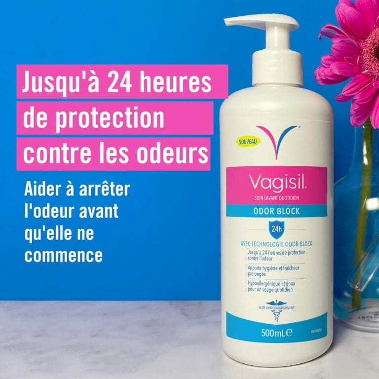 Vagisil Odor Block Soin Lavant Intime, Pour L'Hygiène Féminine Quotidienne,