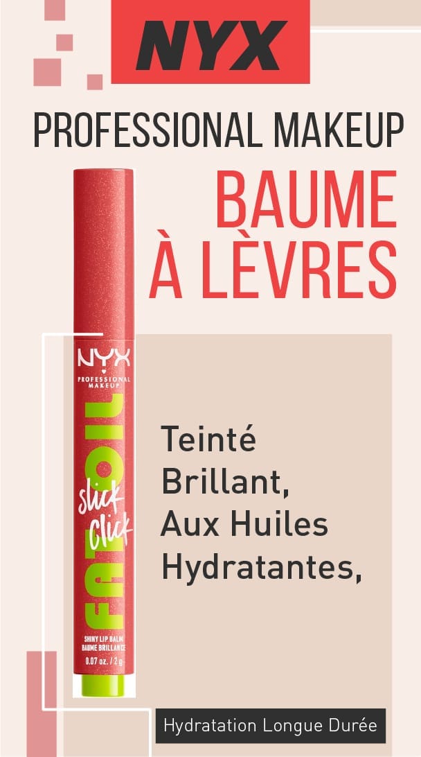 NYX Professional Makeup Baume à Lèvres Teinté Brillant